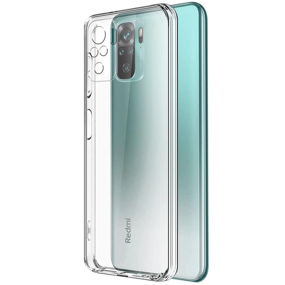 Ultra Thin Silicone Phone Case For Xiaomi Redmi Note 11 10 9 8 Pro Max 11T 10S 9S 9T 8T Clear Soft Case For Redmi 10 9A 9C Transparent Hard PC Back Bumper Scratch Resistant Phone Cover Stevvex
