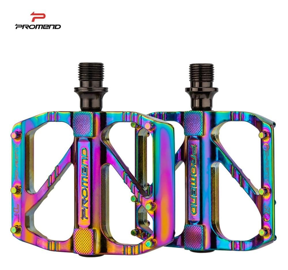 Ultralight 3 Bearings Pedal Bicycle Bike Pedal Anti-slip Footboard Bearing Quick Release Aluminum Alloy Bike Accessories Mountain Bike Pedals Non-Slip Lightweight Pedals Aluminum Alloy Sealed Bearing For Road Mountain Stevvex