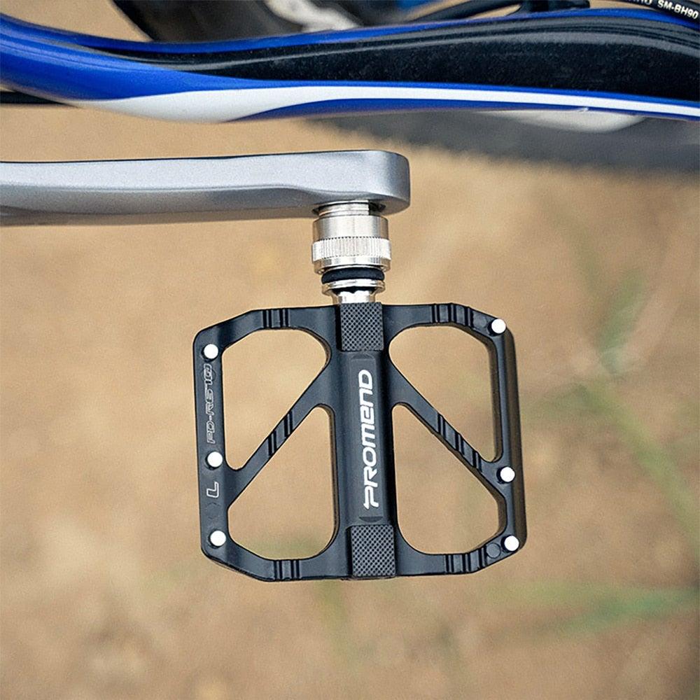 Ultralight 3 Bearings Pedal Bicycle Bike Pedal Anti-slip Footboard Bearing Quick Release Aluminum Alloy Bike Accessories Mountain Bike Pedals Non-Slip Lightweight Pedals Aluminum Alloy Sealed Bearing For Road Mountain Stevvex