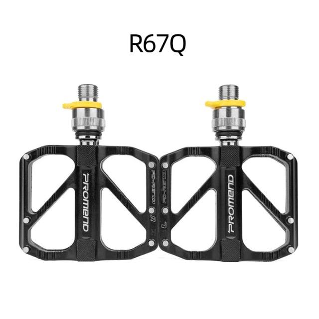 Ultralight 3 Bearings Pedal Bicycle Bike Pedal Anti-slip Footboard Bearing Quick Release Aluminum Alloy Bike Accessories Mountain Bike Pedals Non-Slip Lightweight Pedals Aluminum Alloy Sealed Bearing For Road Mountain Stevvex
