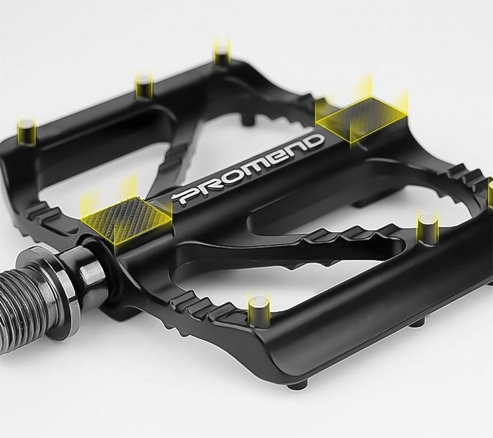 Ultralight 3 Bearings Pedal Bicycle Bike Pedal Anti-slip Footboard Bearing Quick Release Aluminum Alloy Bike Accessories Mountain Bike Pedals Non-Slip Lightweight Pedals Aluminum Alloy Sealed Bearing For Road Mountain Stevvex