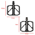 Ultralight 3 Bearings Pedal Bicycle Bike Pedal Anti-Slip Footboard Bearing Quick Release Aluminum Alloy Bike Accessories Non-Slip Mountain Bike Pedals Bicycle Platform Flat Pedals Aluminum Alloy Sealed Bearing Cycling Pedals Stevvex