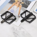 Ultralight 3 Bearings Pedal Bicycle Bike Pedal Anti-Slip Footboard Bearing Quick Release Aluminum Alloy Bike Accessories Non-Slip Mountain Bike Pedals Bicycle Platform Flat Pedals Aluminum Alloy Sealed Bearing Cycling Pedals Stevvex