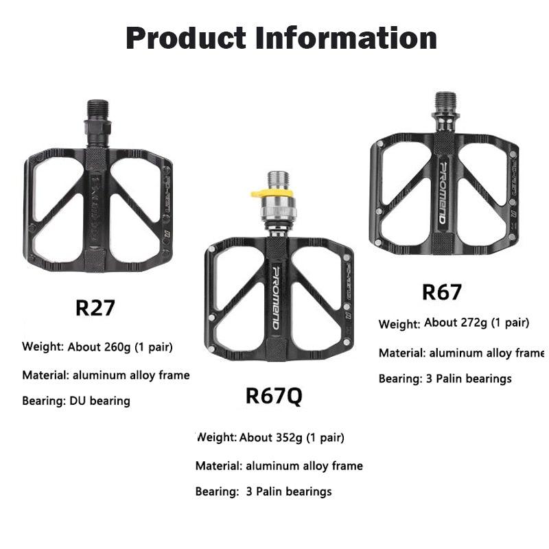 Ultralight Bicycle Pedal DU 3 Bearing Anti-Slip Aluminum Alloy Footboard Quick Release Mountain Road Bike Accessories Mountain Bike Pedals Aluminum Lightweight 3 Bearings Bicycle Pedals For Road Bike Stevvex