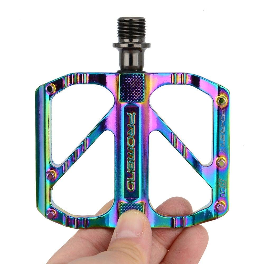 Ultralight Bicycle Pedal DU 3 Bearing Anti-Slip Aluminum Alloy Footboard Quick Release Mountain Road Bike Accessories Mountain Bike Pedals Aluminum Lightweight 3 Bearings Bicycle Pedals For Road Bike Stevvex