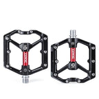 Ultralight Bicycle Pedal Road Flat Anti-slip Cycling Pedal Wide 3 Sealed Bearings Pedals Bicycle Accessories Bike Pedals Bearings Pedals for Bicycle Lightweight Bicycle Pedals For Road Bikes Stevvex