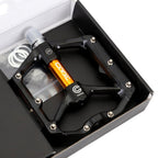 Ultralight Bicycle Pedal Road Flat Anti-slip Cycling Pedal Wide 3 Sealed Bearings Pedals Bicycle Accessories Bike Pedals Bearings Pedals for Bicycle Lightweight Bicycle Pedals For Road Bikes Stevvex