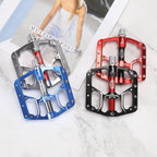Ultralight Bicycle Pedal Road Flat Anti-slip Cycling Pedal Wide 3 Sealed Bearings Pedals Bicycle Accessories Bike Pedals Bearings Pedals for Bicycle Lightweight Bicycle Pedals For Road Bikes Stevvex