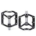 Ultralight Bicycle Pedal Road Flat Anti-slip Cycling Pedal Wide 3 Sealed Bearings Pedals Bicycle Accessories Bike Pedals Bearings Pedals for Bicycle Lightweight Bicycle Pedals For Road Bikes Stevvex