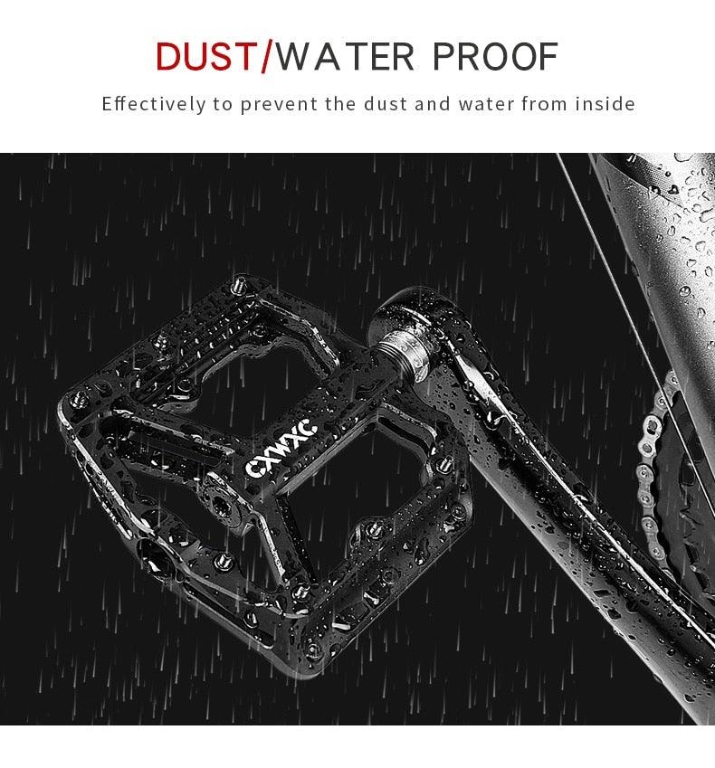 Ultralight Flat  Pedals Nylon Bicycle Pedal Mountain Bike Platform Pedals 3 Sealed Bearings Cycling Pedals For Bicycle Mountain Bike Pedals Pedals Bicycle Flat Pedals Bearing Lightweight Platform For Road Mountain Bike Stevvex