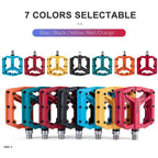 Ultralight Flat  Pedals Nylon Bicycle Pedal Mountain Bike Platform Pedals 3 Sealed Bearings Cycling Pedals For Bicycle Mountain Bike Pedals Pedals Bicycle Flat Pedals Bearing Lightweight Platform For Road Mountain Bike Stevvex