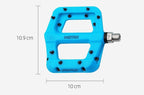 Ultralight Seal Bearings Bicycle Bike Pedals Cycling Nylon Road Pedals Flat Platform Bicycle Parts Accessories Mountain Bike Pedals Ultra Strong Machined Bicycle Flat Alloy Pedals Non-Slip Stevvex