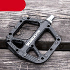 Ultralight Seal Bearings Bicycle Bike Pedals Cycling Nylon Road Pedals Flat Platform Bicycle Parts Accessories Pedals Mountain Bike Pedals Lightweight Nylon Fiber Bicycle Platform Pedals For Mountain Bike Stevvex