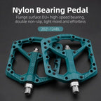 Ultralight Seal Bearings Bicycle Bike Pedals Cycling Nylon Road Pedals Flat Platform Bicycle Parts Accessories Pedals Mountain Bike Pedals Lightweight Nylon Fiber Bicycle Platform Pedals For Mountain Bike Stevvex
