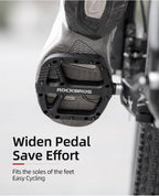 Ultralight Seal Bearings Bicycle Bike Pedals Cycling Nylon Road Pedals Flat Platform Bicycle Parts Accessories Pedals Mountain Bike Pedals Lightweight Nylon Fiber Bicycle Platform Pedals For Mountain Bike Stevvex
