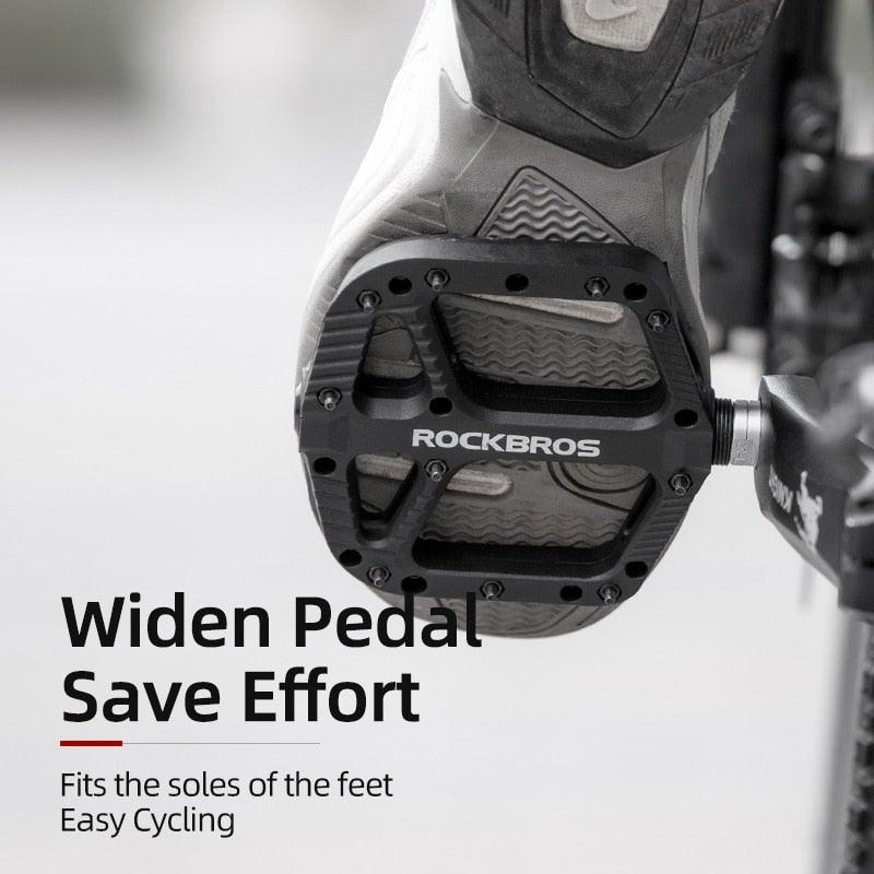 Ultralight Seal Bearings Bicycle Bike Pedals Cycling Nylon Road Pedals Flat Platform Bicycle Parts Accessories Pedals Mountain Bike Pedals Lightweight Nylon Fiber Bicycle Platform Pedals For Mountain Bike Stevvex