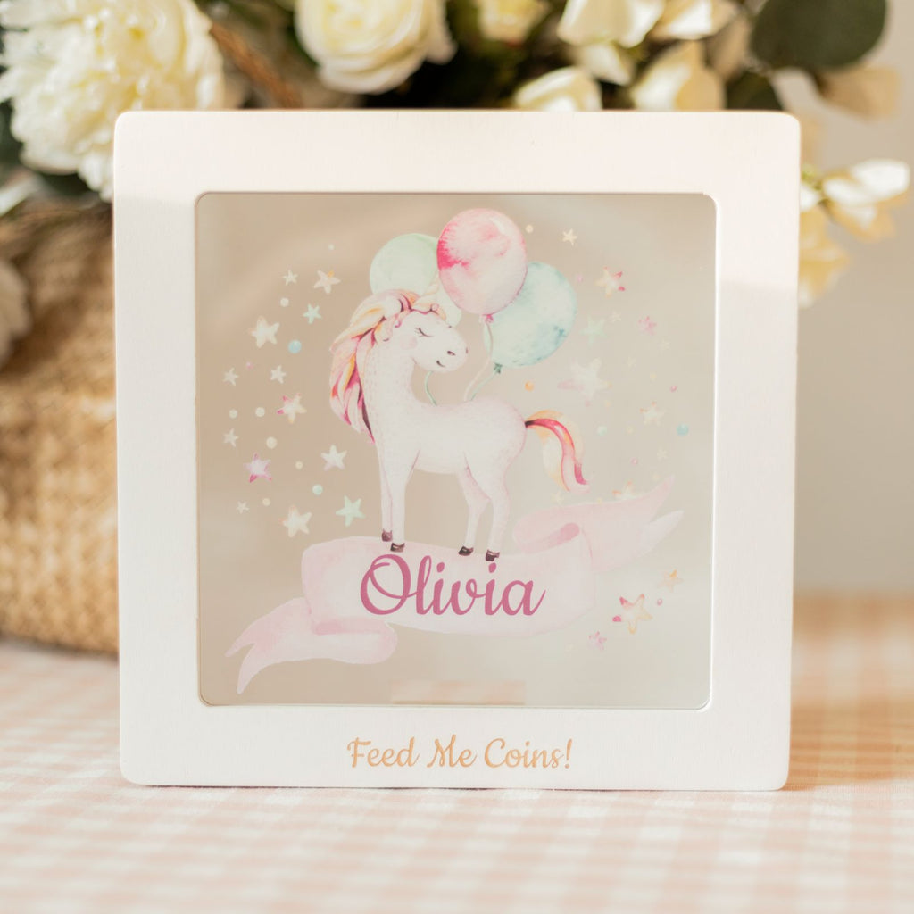 Personalized Acrylic Box - Unicorn - SJB-DIAMOND ELITES