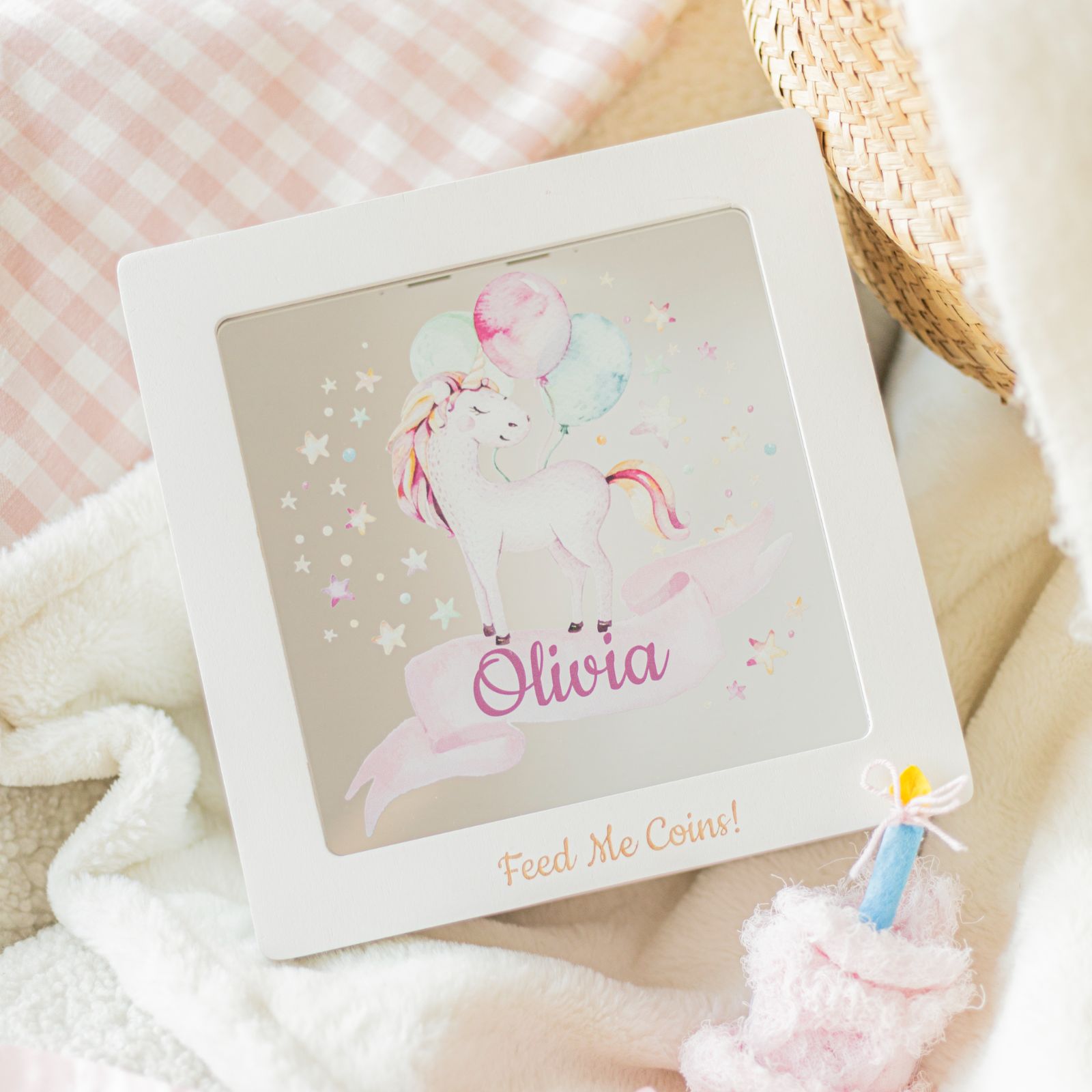 Personalized Acrylic Box - Unicorn - SJB-DIAMOND ELITES