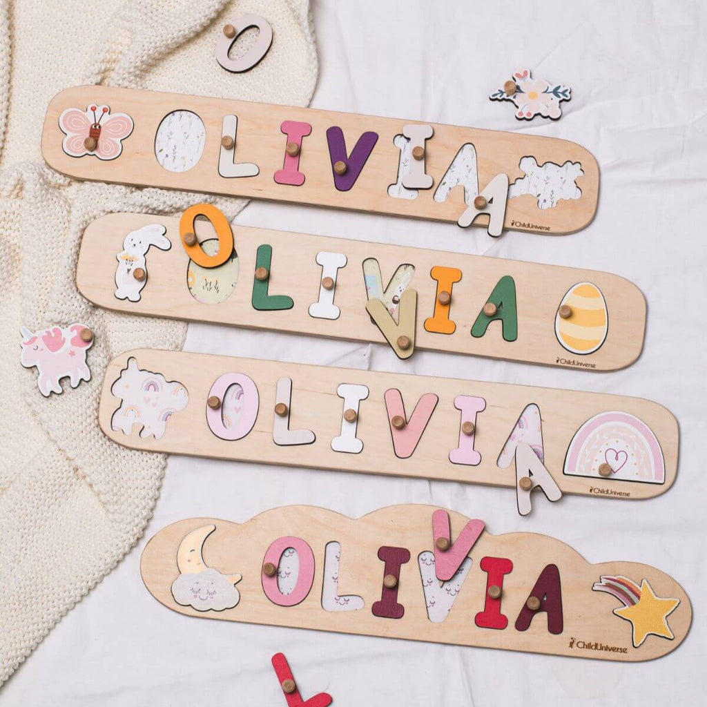 Name Puzzle With Unicorn - SJB-DIAMOND ELITES
