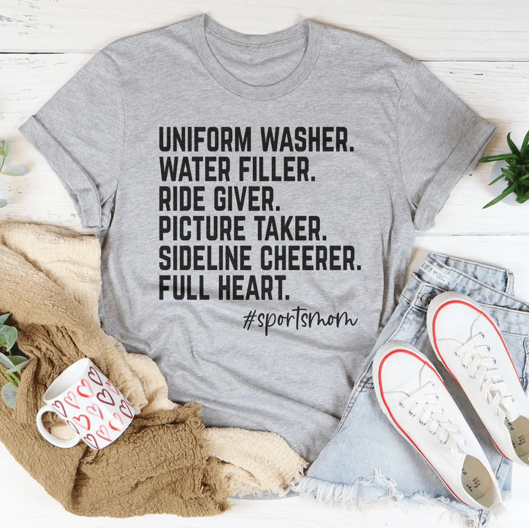 Sports Mom Tee Peachy Sunday