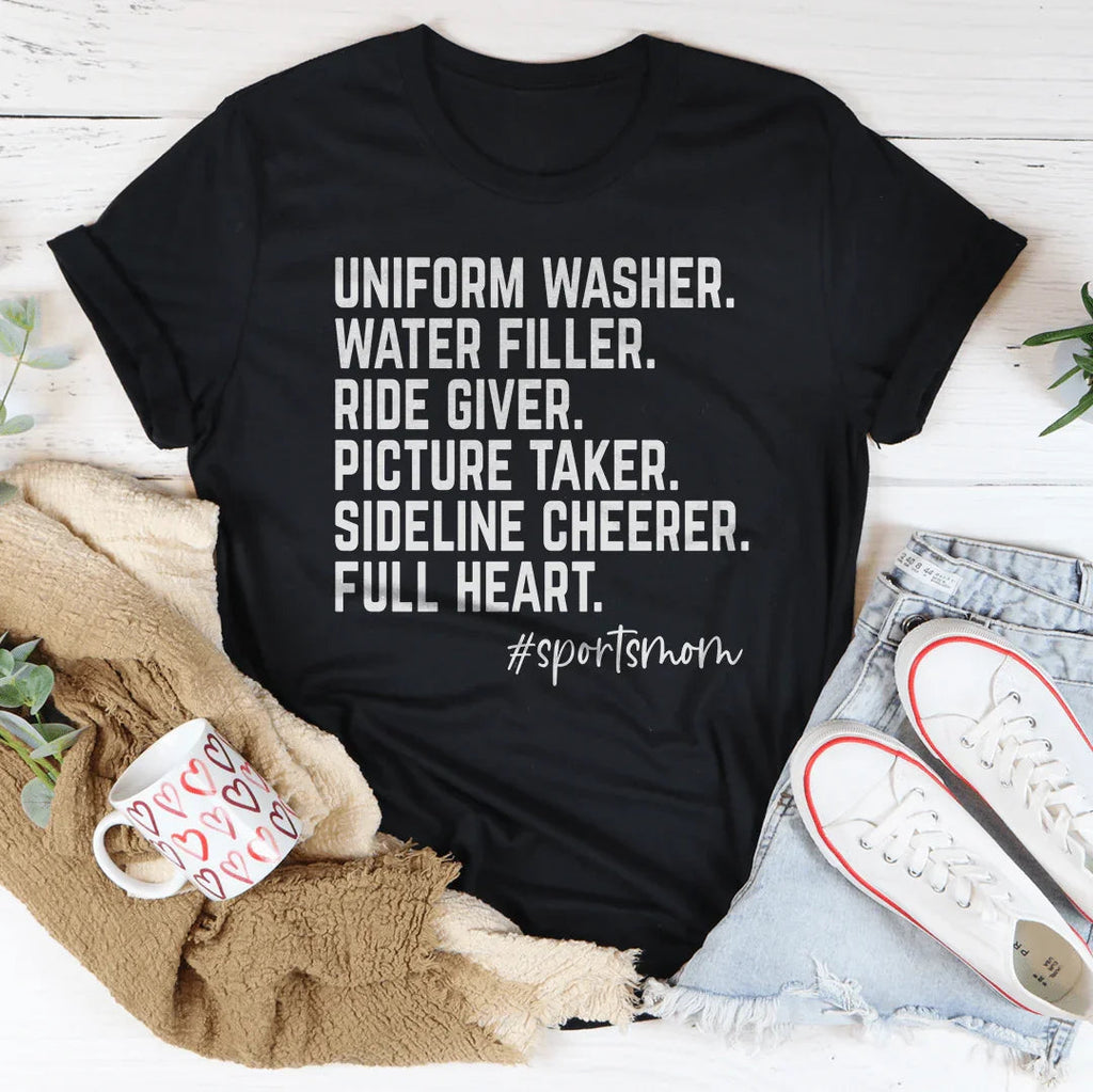 Sports Mom Tee Peachy Sunday