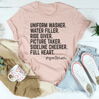 Sports Mom Tee Peachy Sunday