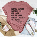 Sports Mom Tee Peachy Sunday