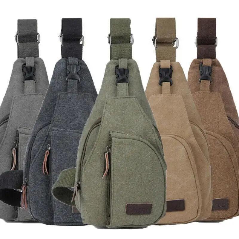Unique Bag pack Style Vintage New Fashion Chest Shoulder Backpack Fanny Pack Cross body Bags for Men Travel Waist Bag Stevvex