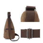 Unique Bag pack Style Vintage New Fashion Chest Shoulder Backpack Fanny Pack Cross body Bags for Men Travel Waist Bag Stevvex
