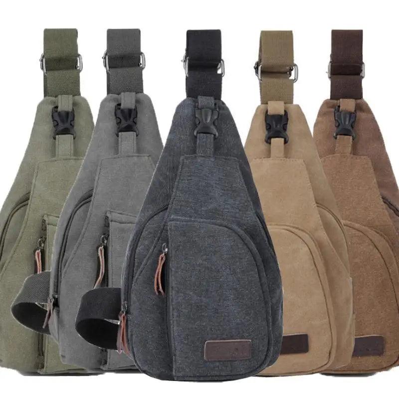 Unique Bag pack Style Vintage New Fashion Chest Shoulder Backpack Fanny Pack Cross body Bags for Men Travel Waist Bag Stevvex