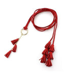 Unique Classic PU Leather Tie Strap Waist Belt For Women Modern Rope Style Design Ladies Waistbands Stevvex