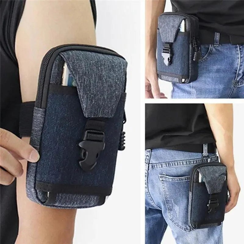 Unique Cross Body Shoulder Bag  Classic Texture Creative Delicate Design  PU Leather Fanny Waist Bag Elegant  Mobile Phone Belt Bum Pouch Stevvex