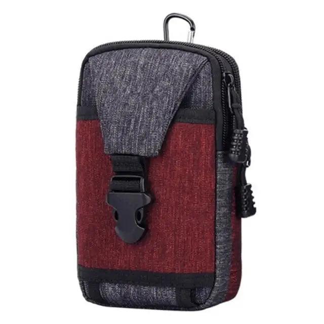 Unique Cross Body Shoulder Bag  Classic Texture Creative Delicate Design  PU Leather Fanny Waist Bag Elegant  Mobile Phone Belt Bum Pouch Stevvex