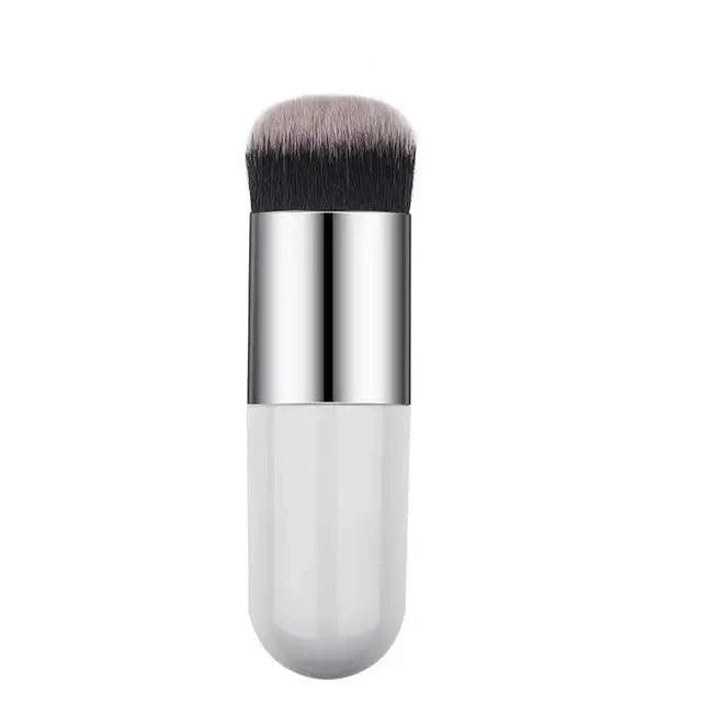 Unique Design 1pc Professional Chubby Pier Foundation Brush 5Color Makeup Brush Flat Cream Makeup Brushes Professional Cosmetic Make-up Brush Stevvex