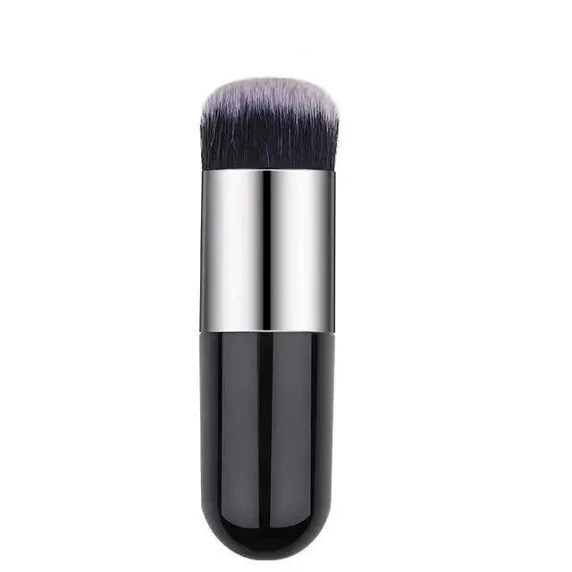 Unique Design 1pc Professional Chubby Pier Foundation Brush 5Color Makeup Brush Flat Cream Makeup Brushes Professional Cosmetic Make-up Brush Stevvex