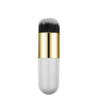 Unique Design 1pc Professional Chubby Pier Foundation Brush 5Color Makeup Brush Flat Cream Makeup Brushes Professional Cosmetic Make-up Brush Stevvex