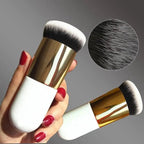 Unique Design 1pc Professional Chubby Pier Foundation Brush 5Color Makeup Brush Flat Cream Makeup Brushes Professional Cosmetic Make-up Brush Stevvex