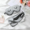 Unique Design Eyelash Embroidery Imitated Silk Sleeping Eye Masks Shading Patch Cover Blindfold With Adjustable Strap Travel Relax Eye Care Tools With Bag Stevvex