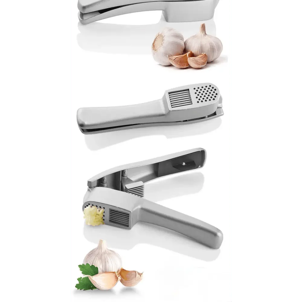 Unique Design Kitchen Household Manual Garlic Press Aluminum Alloy Garlic Maker Garlic Squeeze Garlic Press Kitchen Gadget Stevvex
