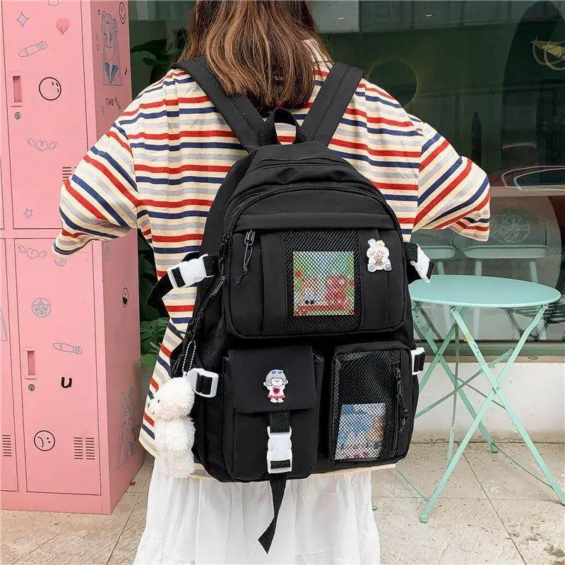 Unique Design Large Capacity With Multi-pocket Backpack For Women And Girls Waterproof College/School/Treval Bags Stevvex