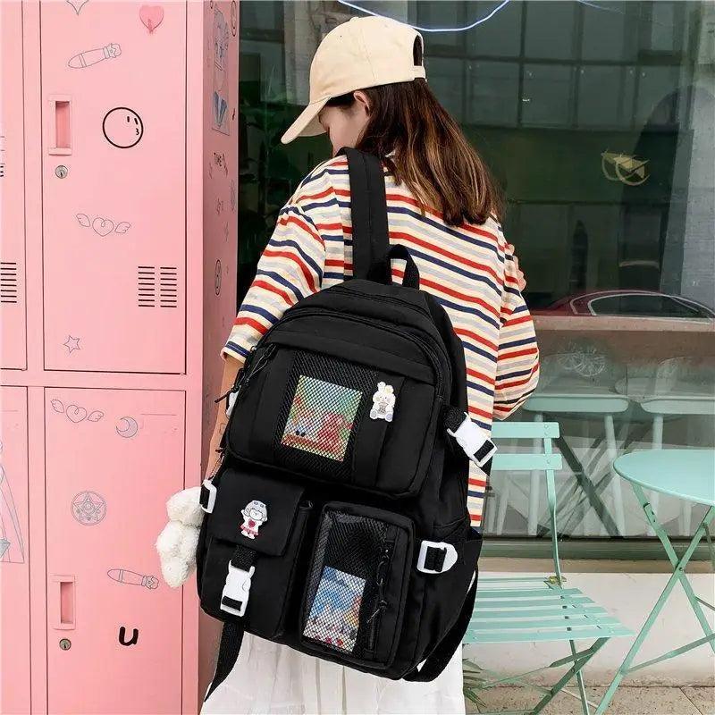 Unique Design Large Capacity With Multi-pocket Backpack For Women And Girls Waterproof College/School/Treval Bags Stevvex