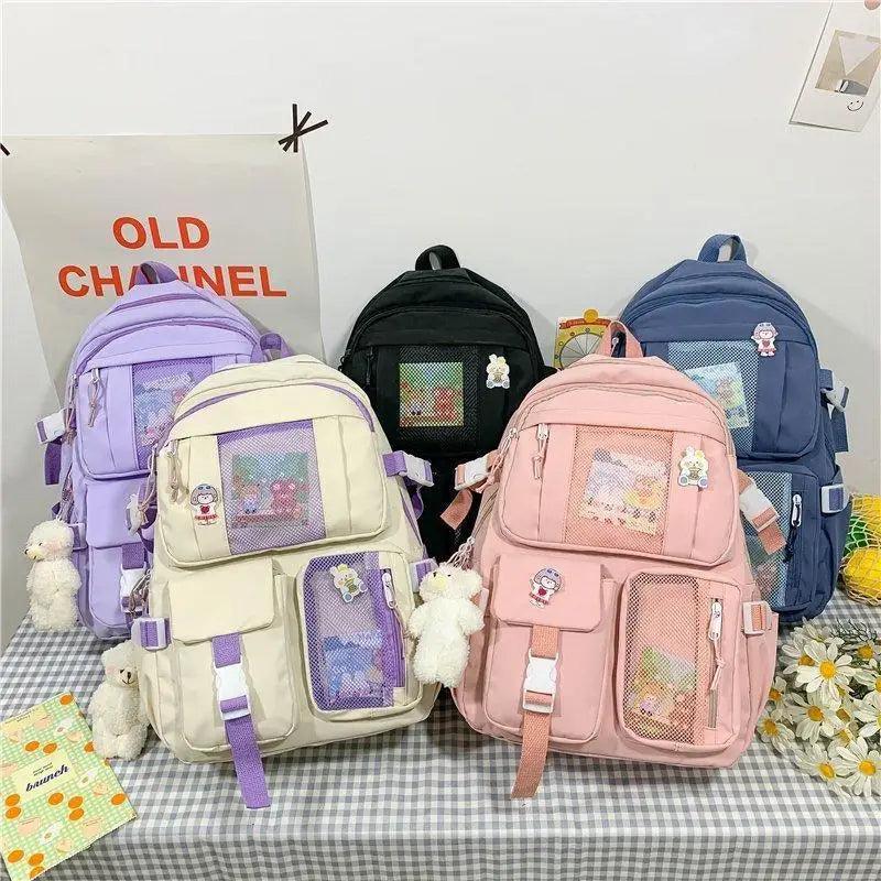 Unique Design Large Capacity With Multi-pocket Backpack For Women And Girls Waterproof College/School/Treval Bags Stevvex