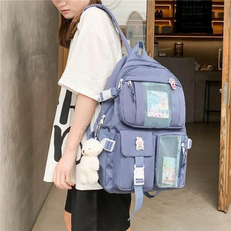 Unique Design Large Capacity With Multi-pocket Backpack For Women And Girls Waterproof College/School/Treval Bags Stevvex