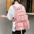 Unique Design Large Capacity With Multi-pocket Backpack For Women And Girls Waterproof College/School/Treval Bags Stevvex