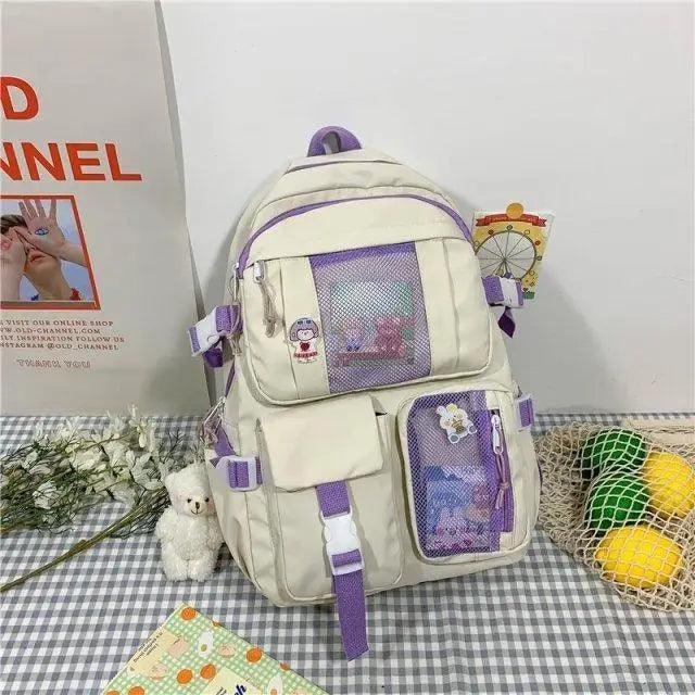 Unique Design Large Capacity With Multi-pocket Backpack For Women And Girls Waterproof College/School/Treval Bags Stevvex