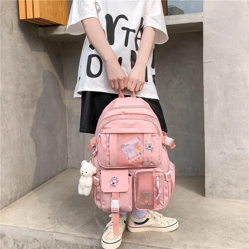 Unique Design Large Capacity With Multi-pocket Backpack For Women And Girls Waterproof College/School/Treval Bags Stevvex