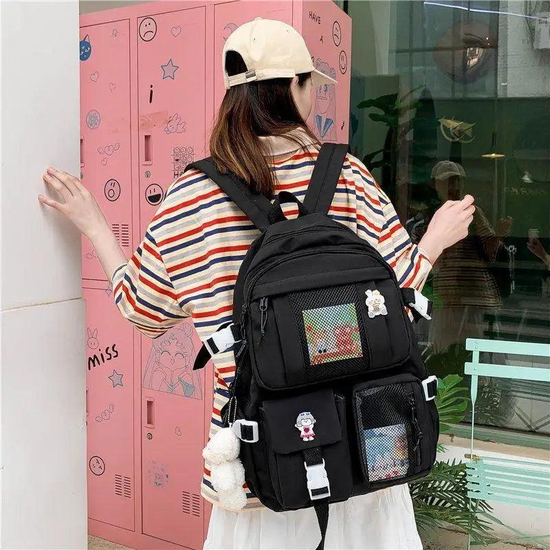 Unique Design Large Capacity With Multi-pocket Backpack For Women And Girls Waterproof College/School/Treval Bags Stevvex