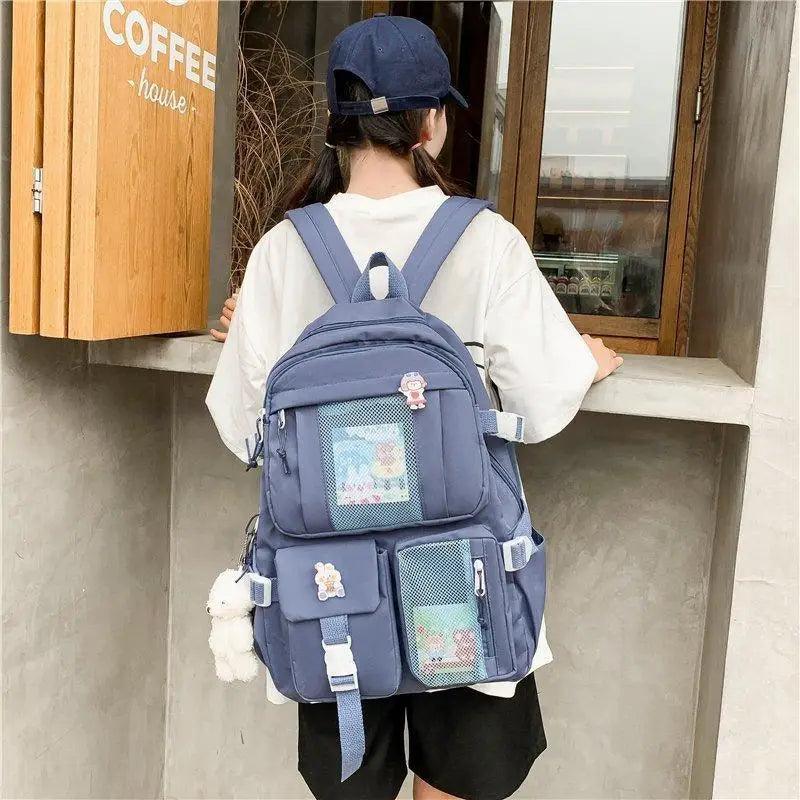 Unique Design Large Capacity With Multi-pocket Backpack For Women And Girls Waterproof College/School/Treval Bags Stevvex