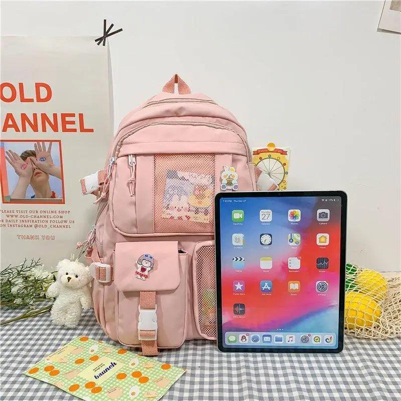 Unique Design Large Capacity With Multi-pocket Backpack For Women And Girls Waterproof College/School/Treval Bags Stevvex