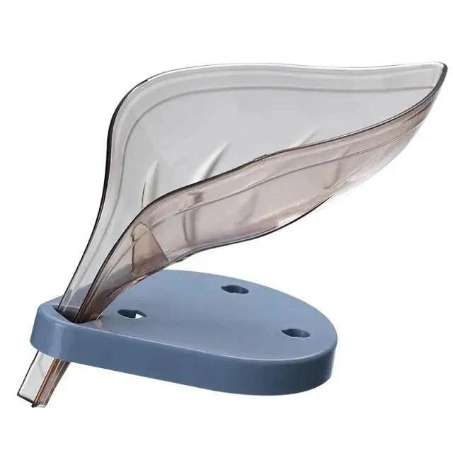 Unique Design Leaf Shape Soap Box Drain Soap Holder Box Bathroom Accessories Toilet Laundry Soap Box Bathroom Supplies Tray Gadgets Stevvex